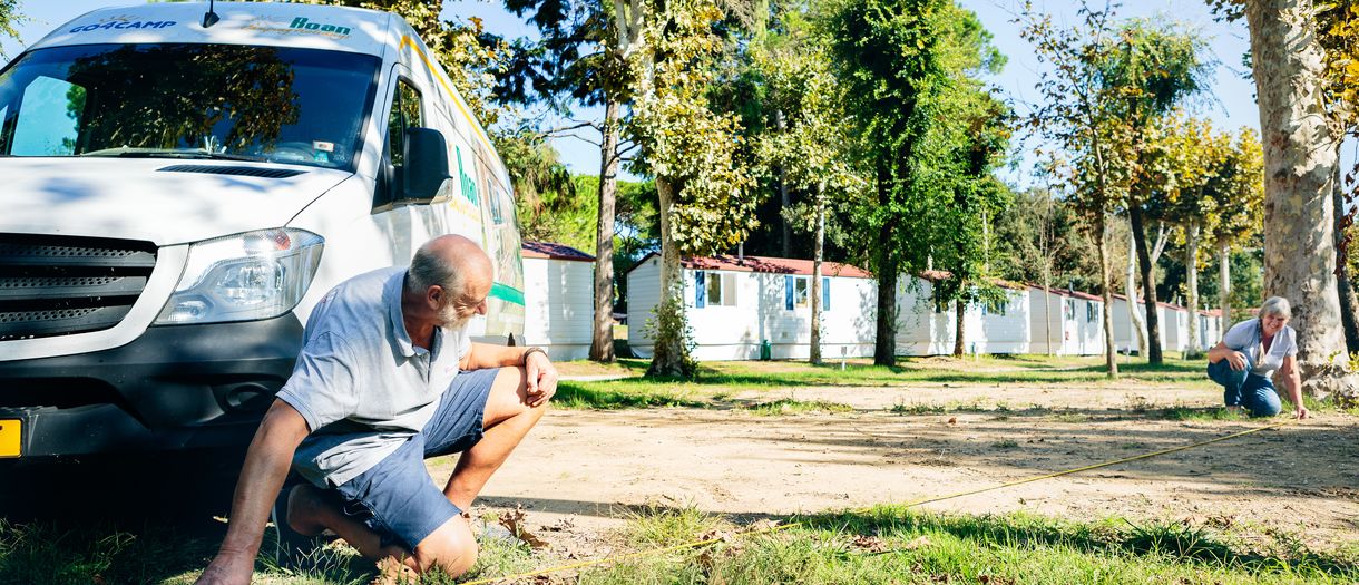 We kiezen zelf de beste plaatsen uit op campings in Europa